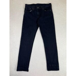 Levis 511 Jeans Mens 32x30 Black Slim Tapered Stretch Denim Pants Dark Wash